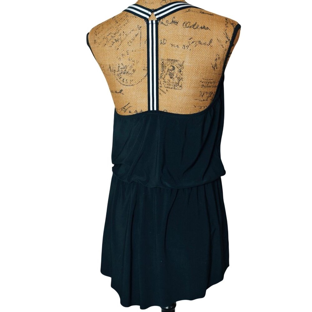 Miraclesuit Magicsuit Black Swimsuit 12 Gaby Swim Dress One-Piece Striped Strap - Picture 4 of 11